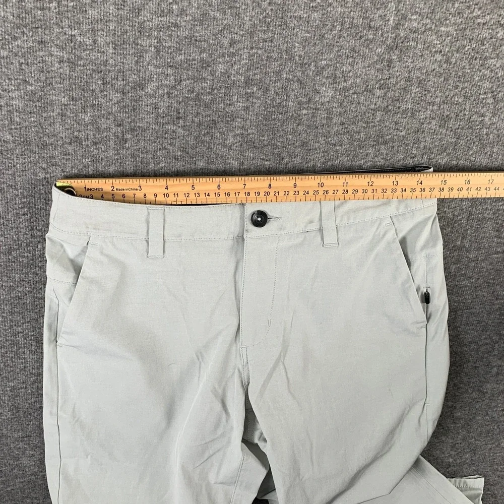 Vuori Aim Pants Men 38x31 Gray Performance Athleisure Modern